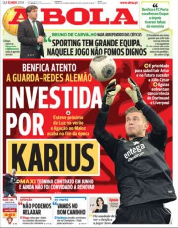 Portadas de la prensa deportiva