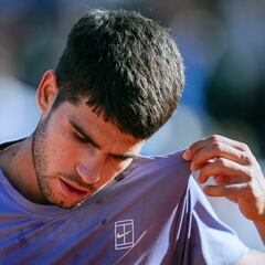 Alcaraz: “Confío en que las molestias no me perjudicarán para Madrid”