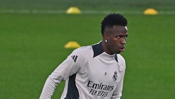 Vinícius Júnior hasn’t played for Real Madrid since injuring his hamstring in a LaLiga win over Leganés late last month.