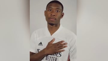 Alaba da su primer mensaje al Madridismo y lo intenta en español