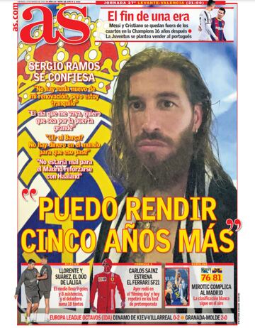 Las portadas de AS de marzo