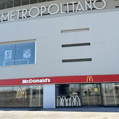 Bienvenido al primer McDonald’s en un estadio español: mesas orientadas directamente al campo