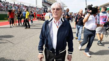 Ecclestone en la parrilla de Austin.