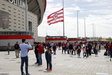 El primer día del niño en el Wanda Metropolitano