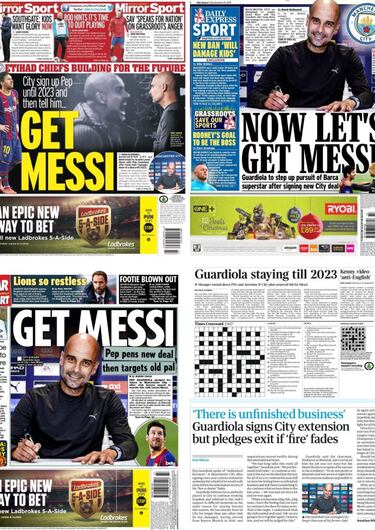 Guardiola hace que Inglaterra sueñe con Messi