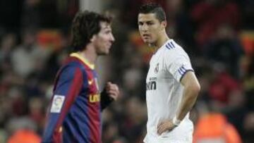 <b>PULSO GOLEADOR. </b>Cristiano y Messi tuvieron un duelo particular en el Clásico pero ninguno marcó.