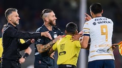 Sergio Ramos recibe su primera roja en México