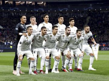 Equipo del Real Madrid.