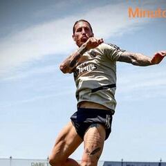 Sergio Ramos recrea el cabezazo de Lisboa