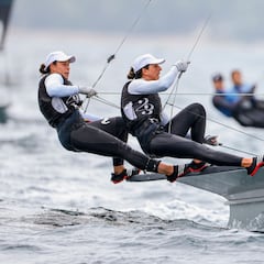 Echegoyen y Barceló, segundas en el estreno del Mundial