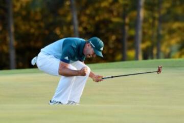 Sergio Garcia celebrates winning his first major.