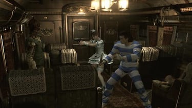 Resident Evil Origins Collection tiene trajes ridículos