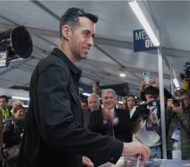 Sergio Busquets, ex jugador del F. C. Barcelona.