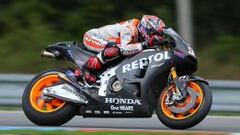 Márquez se quita la espina y lidera los test de Brno