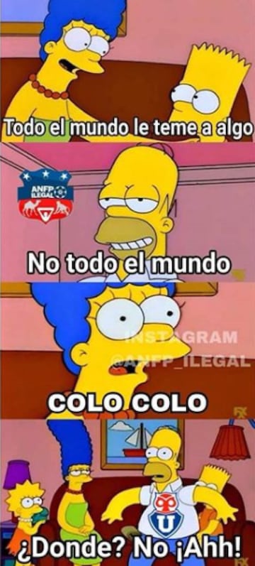 Los memes que dejó la victoria de Colo Colo en el Superclásico