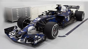 El RB14 de Red Bull con un dise&ntilde;o especial y provisional.