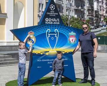 Las calles de Kiev ya se preparan para la final de la Champions