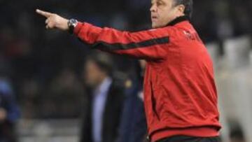 Caparrós en el Real Sociedad-Mallorca.