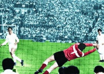 La Cuarta. De nuevo el Stade de Reims fue el rival del Real Madrid en la final. En esta ocasión el equipo blanco ganó 2-0.