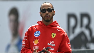 Lewis Hamilton, piloto de Ferrari.