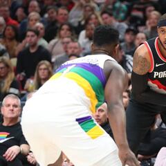 Zion se mide a Carmelo, le gana y hasta bate un récord suyo