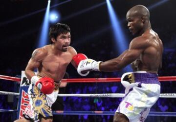 Combate entre Manny Pacquiao y Timothy Bradley Jr. en las Vegas por el título de peso welter de la Organización Mundial de Boxeo.