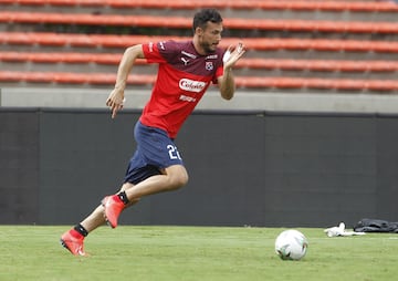 Deportivo Independiente Medellín se prepara en su sede para el compromiso ante Envigado en la undécima jornada de la Liga Águila I - 2019 en Medellín