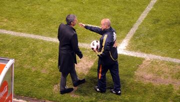 Vicente Moral regresa a Riazor tras su encontronazo con Mourinho