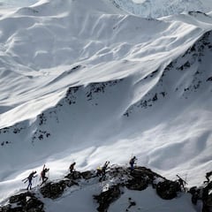 Los mejores del esquí de montaña, en la Pierra Menta