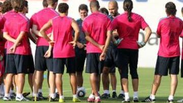 Entrenamiento del FC Barcelona