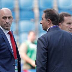 Luis Rubiales: "El salto que se ha dado en este partido es importante"