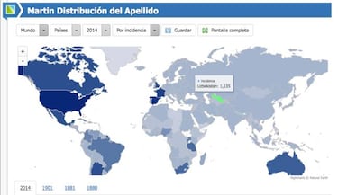 La web que te dice cuántas personas se apellidan como tú