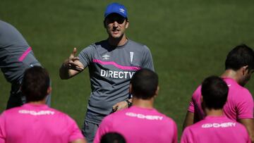 Primer entrenamiento de Beñat en la UC.