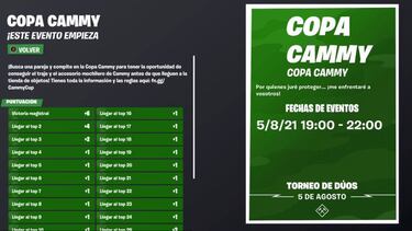 Skin Cammy en Fortnite; cómo conseguirlo gratis en la Copa Cammy: hora y cómo participar