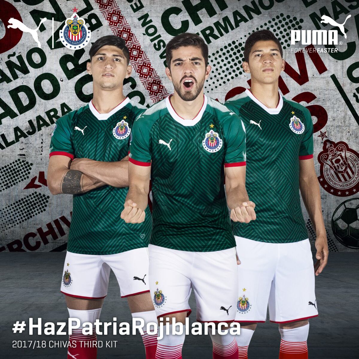 Chivas presenta nueva playera verde para el Apertura 2017 - AS México