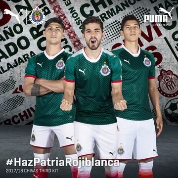 Chivas revela nueva camiseta verde para el Apertura 2017