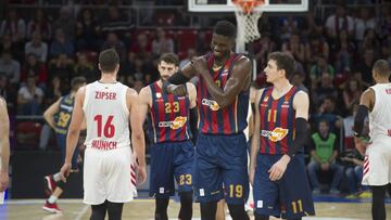 01/11/19 PARTIDO BALONCESTO BASKET 
 EUROLEAGUE EUTOLIGA REGULAR SEASON ROUND 6 
 KIROLBET BASKONIA - BAYERN MUNICH 
 YOUSSOUPHA FALL