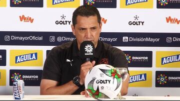 Aldo en la previa del partido contra Cali por la final de la copa águila