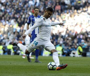 Casemiro is a last-minute pull-out from the Real Madrid squad to face Espanyol.