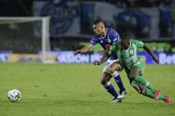 Con goles de Vladimir Hernández y Roberto Ovelar, Millonarios y Nacional igualaron 1-1 en partido valido por la fecha 9 de la Liga Águila. Wuilker Fariñez fue la figura.