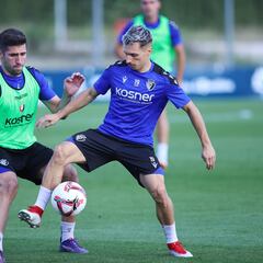 Osasuna se prepara para recibir a Las Palmas