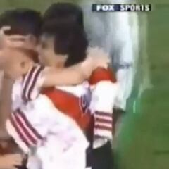 Salas recordó en Instagram uno de sus mejores goles en River