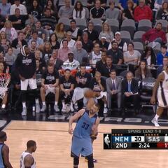 Marc Gasol fue Santillana: ¡canasta de remate de cabeza!