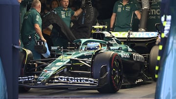 Fernando Alonso (Aston Martin AMR25). Ciudad de México, México. F1 2025.