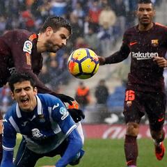 Piqué da alas al Espanyol