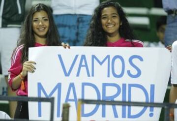 Ambientazo previo al Real Madrid-Milán