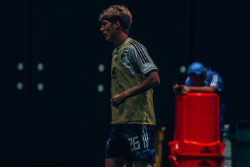 Millonarios entrenó en el Nicholson Fieldhouse de la UCF antes de enfrentar al Everton en Orlando por la Florida Cup.