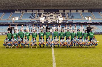 Una de las últimas fotos oficiales del Málaga.