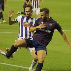 El Levante nunca ganó en Zorrilla en Primera y en el Siglo XXI