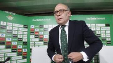 Juan Carlos Ollero, presidente del Betis.